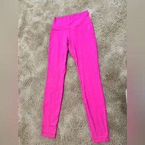 Sonic pink lululemon align leggings. Size 6